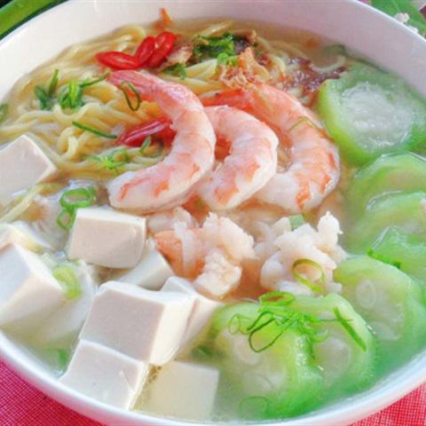 Cách làm canh mướp đậu hũ non
