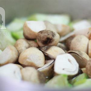 Cách làm canh mướp nấu nấm và tôm