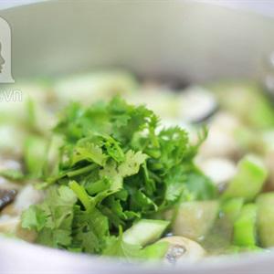 Cách làm canh mướp nấu nấm và tôm