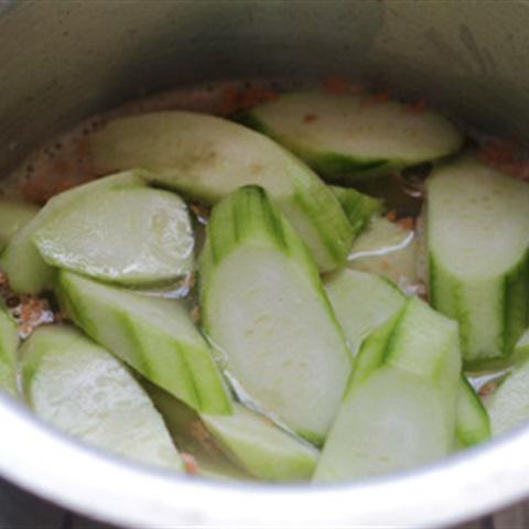 Cách làm canh mướp nấu riêu tôm