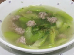 Canh mướp thịt bằm