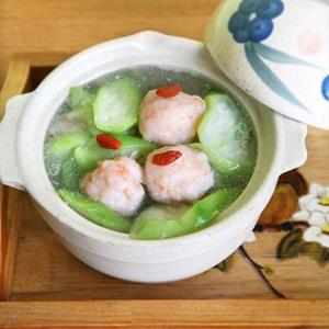 Cách làm canh mướp tôm viên