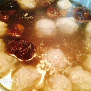 Cách làm canh nấm đậu hũ thịt viên