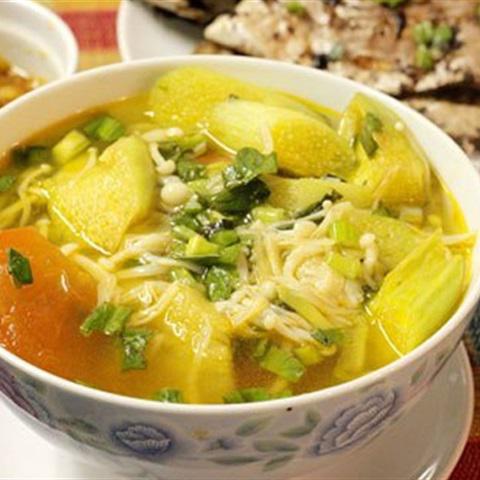 Cách làm canh nấm nấu chua