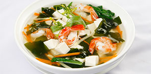 Canh nấm rong biển