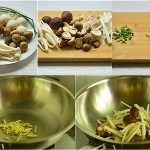 Cách làm canh nấm thập cẩm