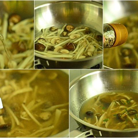 Cách làm canh nấm thập cẩm