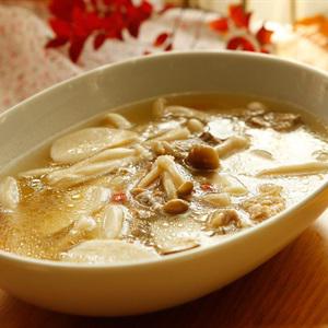 Cách làm canh nấm thịt bò
