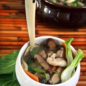 Cách làm canh nấm thịt gà