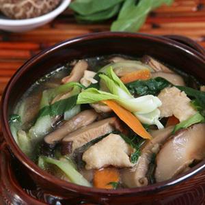 Cách làm canh nấm thịt gà