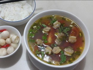 Canh ngao chua