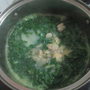 Cách làm canh nghêu mồng tơi