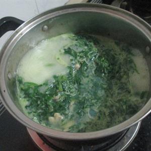 Cách làm canh nghêu mồng tơi