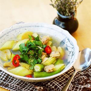 Cách làm canh nghêu nấu chua