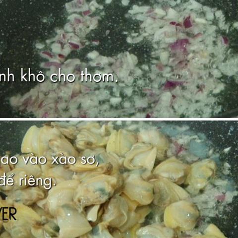 Cách làm canh nghêu nấu măng chua