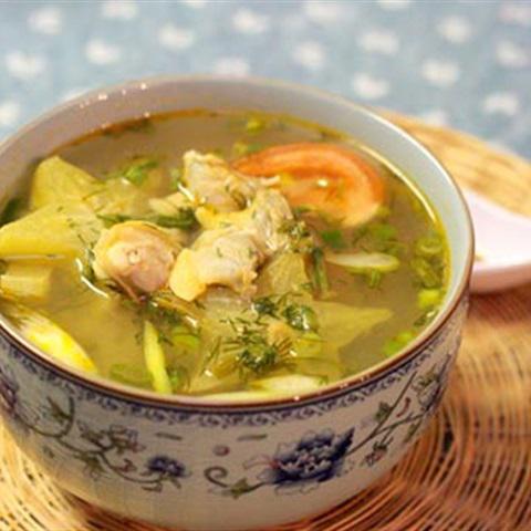 Cách làm canh nghêu nấu thì là