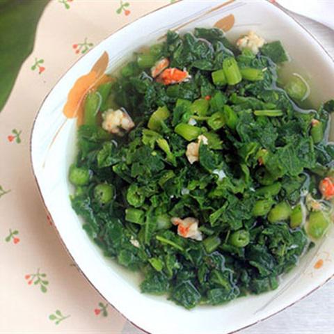 Cách làm canh rau bí nấu tôm