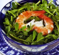 Canh rau đắng nấu tôm