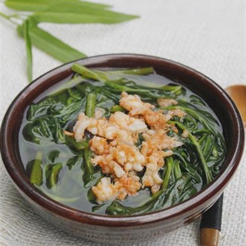 Cách làm canh rau muống nấu tôm