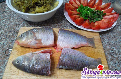 Canh riêu cá cho bữa cơm thơm ngon