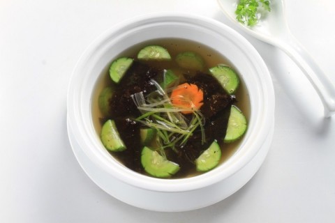 Canh rong biển dưa leo