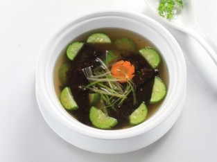 Canh rong biển dưa leo