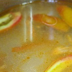 Cách làm canh sấu nấu thịt