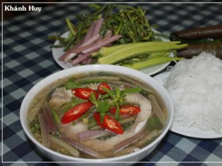 Canh súng nấu tương me