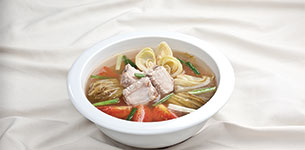 Canh sườn cải chua