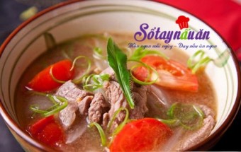 Canh sườn chua – Món ngon cho ngày hè