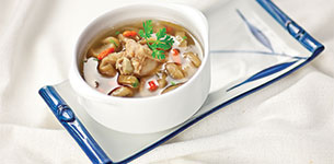 Canh sườn củ cải muối