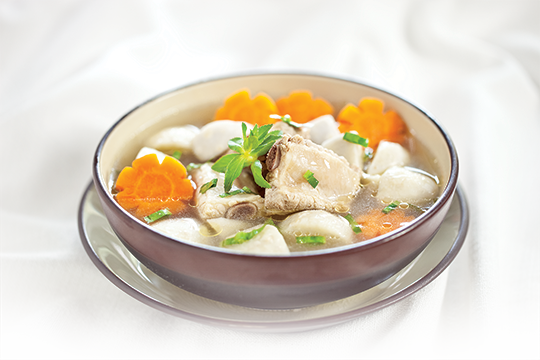 Canh sườn khoai sọ