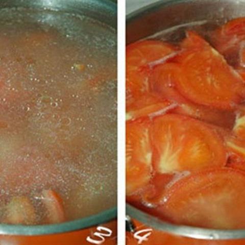 Cách làm canh sườn nấu cà chua