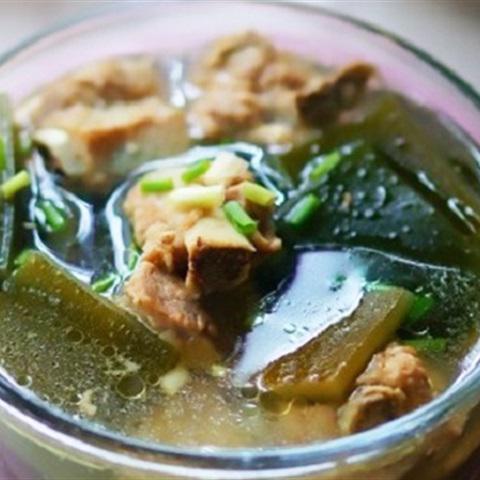 Cách làm canh sườn nấu rong biển