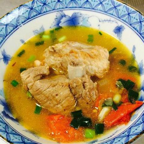 Cách làm canh sườn nấu sấu