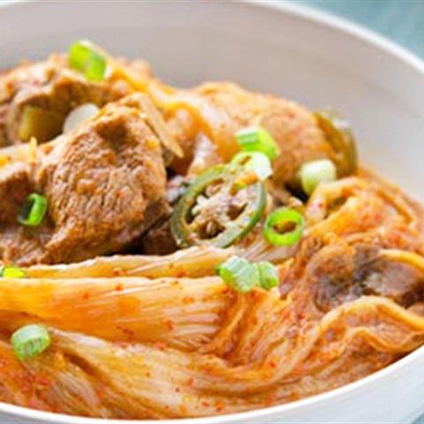 Cách làm canh sườn non nấu kim chi