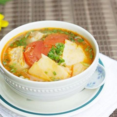 Cách làm canh sườn non nấu măng chua