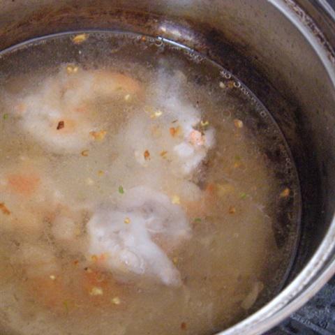 Cách làm canh tần ô nấu tôm