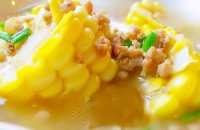 Canh thịt băm ngô ngọt