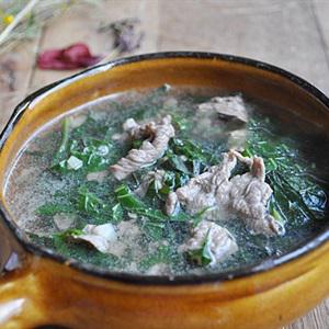 Cách làm canh thịt bò lá lốt