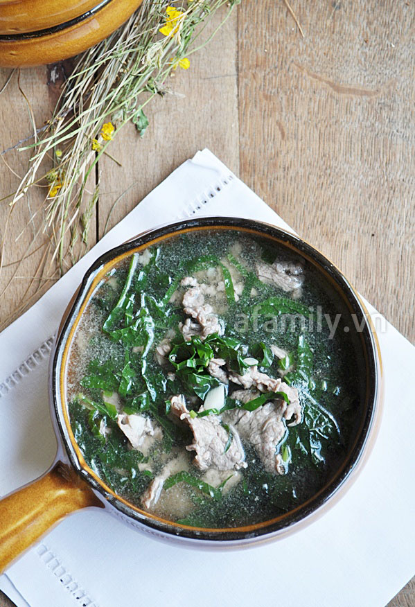 Canh thịt bò thơm ngon bổ dưỡng