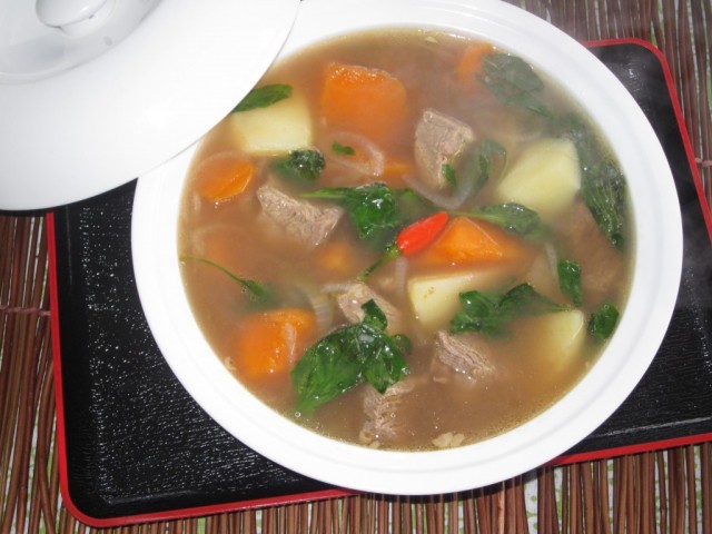 Canh thịt bò