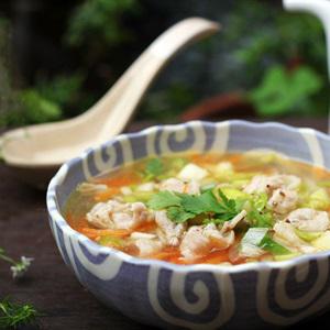 Cách làm canh thịt heo rau củ