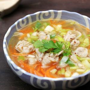 Cách làm canh thịt heo rau củ