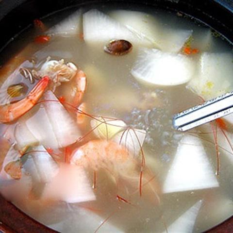 Cách làm canh tôm củ cải