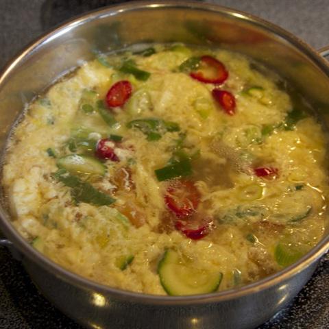 Cách làm canh trứng kiểu Hàn