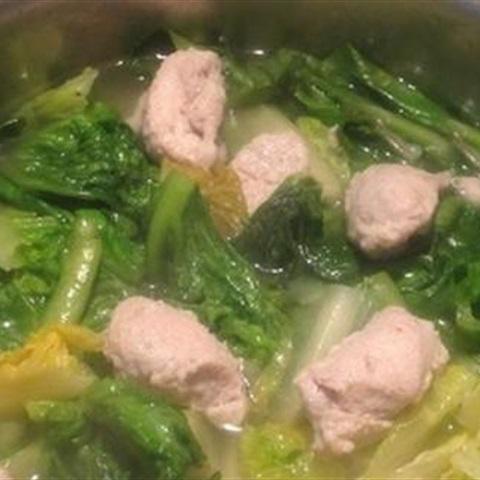 Cách làm canh xà lách nấu mọc