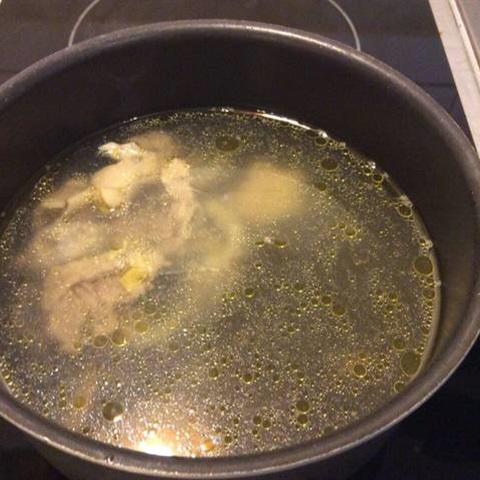 Cách làm canh xương gà bí xanh Hải Hậu