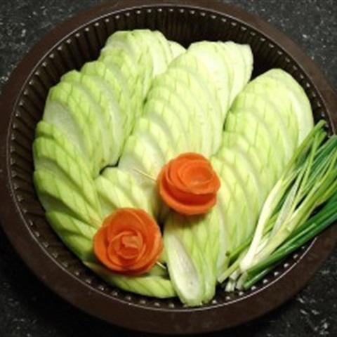 Cách làm cật heo xào mướp