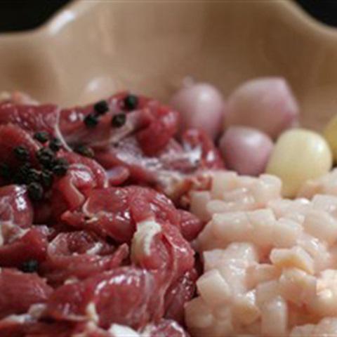 Cách làm chạo bò chiên quấn mía